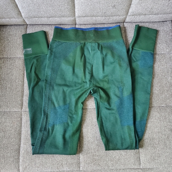 Adidas By Stella McCartney | Seamless Training Leggings Size S In Green - Picture 8 of 16